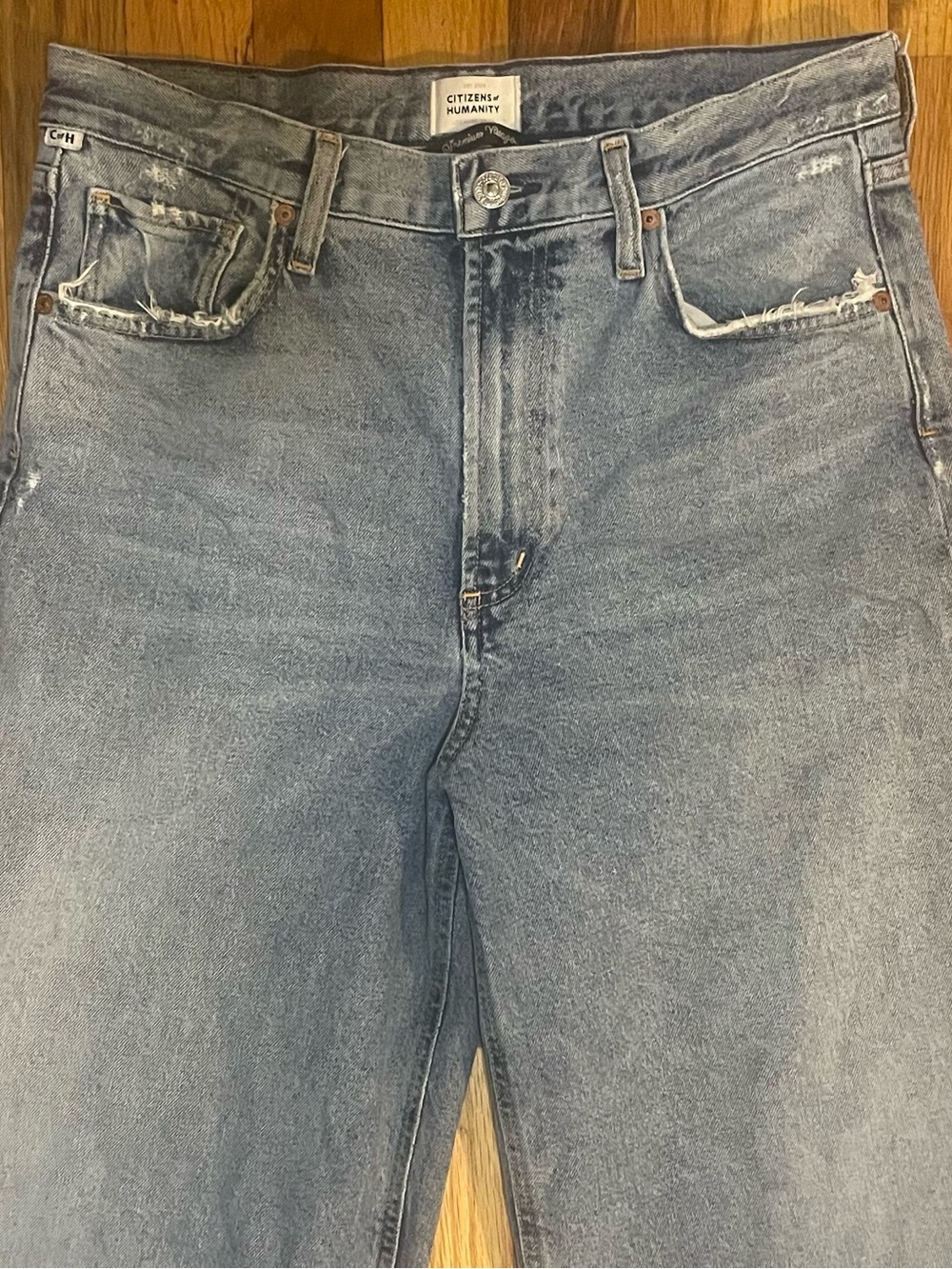 Citizens of Humanity Paloma Baggy Wide Leg Jeans Mischief Size 28 - Picture 5 of 10